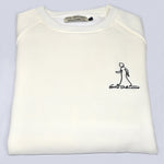 Gens Ordinaires Off-White Cotton Crew Neck Mens Sweatshirt