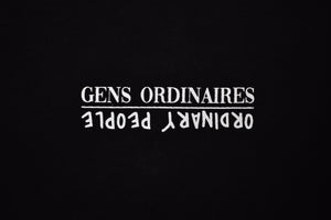 Gens Ordinaires Black Cotton Premium Graphic T-shirt